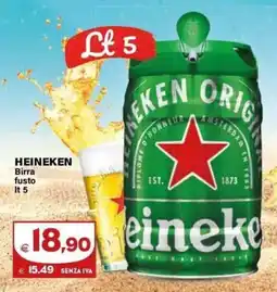 Boningros Cash and Carry Heineken Birra fusto offerta