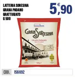 Adhoc Grana Padano grattugiato Latteria Soresina offerta