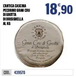 Adhoc L'antica cascina pecorino gran cru di grotta di brisigHELLA offerta