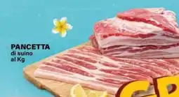 Boningros Cash and Carry PANCETTA di suino offerta