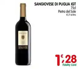 D'Ambros Sangiovese di Puglia IGT Pietra del Sole offerta