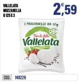 Adhoc Mozzarelle Fior di Latte Vallelata offerta
