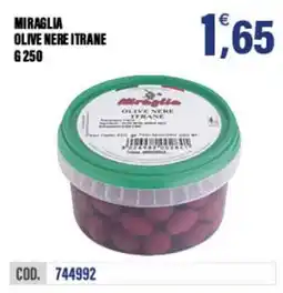 Adhoc Miraglia olive nere itrane offerta