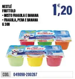 Adhoc Nestlé Fruttolo offerta