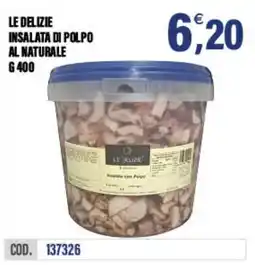 Adhoc Le delizie insalata di polpo al naturale offerta