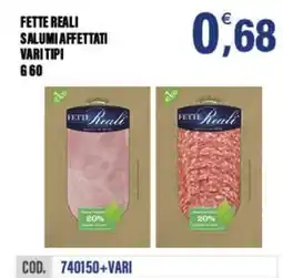Adhoc Fette Reali salumi affettati offerta