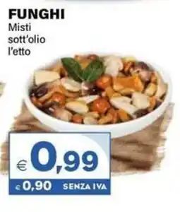 Boningros Cash and Carry Funghi Misti sott'olio offerta