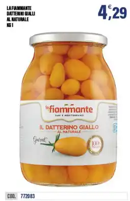 Adhoc La fiammante il datterino giallo al naturale offerta