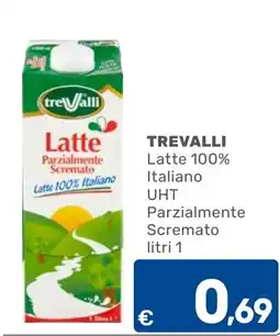 C+C Cash and Carry Trevalli Latte Parzialmente Scremato offerta