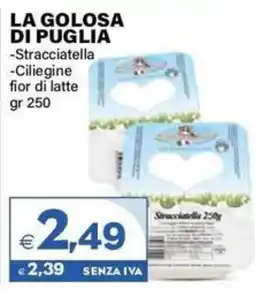 Boningros Cash and Carry La golosa di Puglia Stracciatella offerta