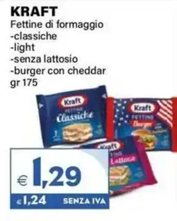 Boningros Cash and Carry Kraft Fettine di formaggio classiche offerta