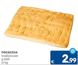 C+C Cash and Carry Focaccia tradizionale offerta