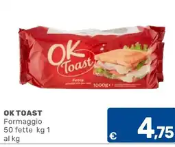 C+C Cash and Carry OK Toast Formaggio offerta