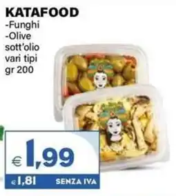 Boningros Cash and Carry Katafood Funghi Olive sott'olio offerta