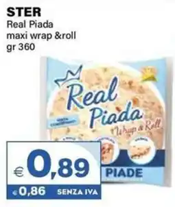 Boningros Cash and Carry Real Piada maxi wrap & roll offerta