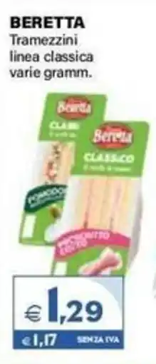 Boningros Cash and Carry Beretta Tramezzini linea classica offerta