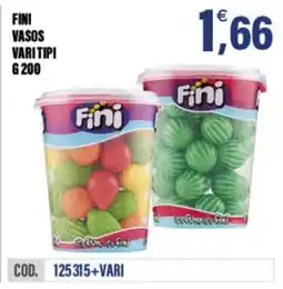 Adhoc Fini vasos vari tipi offerta