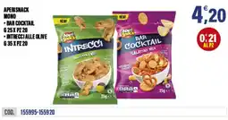 Adhoc AperiSnack Intrecci alle olive offerta