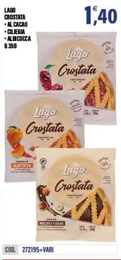 Adhoc Lago Crostata offerta