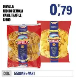 Adhoc Divella nidi di semola varie trafile offerta