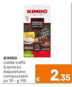 C+C Cash and Carry Kimbo cialde caffè Espresso Napoletano compostabili offerta