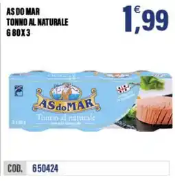 Adhoc Tonno al naturale AS do MAR offerta