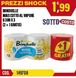 Adhoc Bonduelle mais cotto al vapore offerta