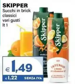 Boningros Cash and Carry Skipper succhi in brick classici offerta
