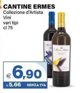 Boningros Cash and Carry Cantine Ermes Collezione d'Artista Vini offerta