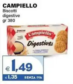 Boningros Cash and Carry Campiello biscotti digestive offerta