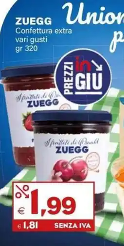 Boningros Cash and Carry Confettura extra ZUEGG offerta