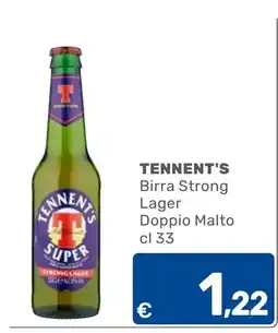 C+C Cash and Carry Tennent's Birra Strong Lager Doppio Malto offerta
