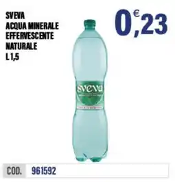 Adhoc Sveva acqua minerale effervescente naturale offerta
