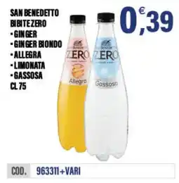 Adhoc San Benedetto bibite zero offerta