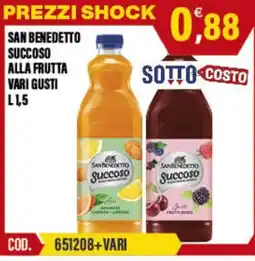 Adhoc San Benedetto Succoso alla frutta offerta