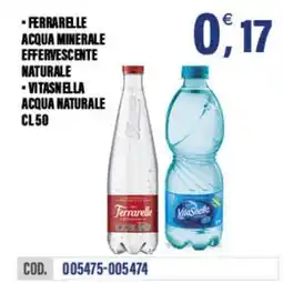Adhoc Ferrarelle acqua minerale effervescente naturale offerta