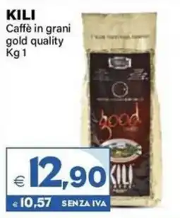 Boningros Cash and Carry KILI Caffè in grani gold quality offerta