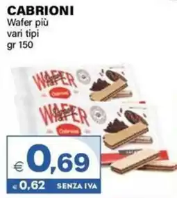 Boningros Cash and Carry Cabrioni wafer più offerta