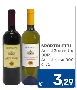 C+C Cash and Carry Sportoletti Assisi Grechetto DOP, Assisi rosso DOC offerta