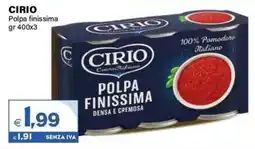Boningros Cash and Carry Polpa finissima Cirio offerta