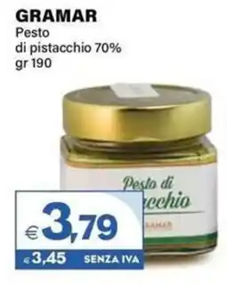 Boningros Cash and Carry Pesto di pistacchio Gramar offerta