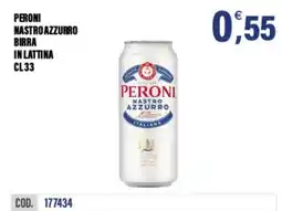 Adhoc Peroni Nastro Azzurro birra offerta
