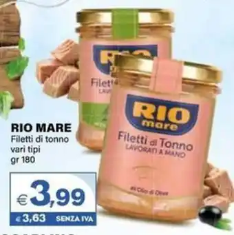Boningros Cash and Carry Rio mare Filetti di Tonno offerta