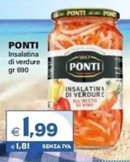 Boningros Cash and Carry Insalatina di verdure Ponti offerta