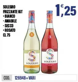 Adhoc Solegro frizzante IGT offerta