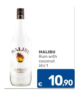 C+C Cash and Carry Malibu rum with coconut offerta