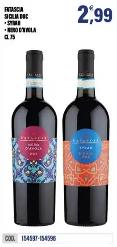 Adhoc Fatascia Nero d'Avola DOC offerta