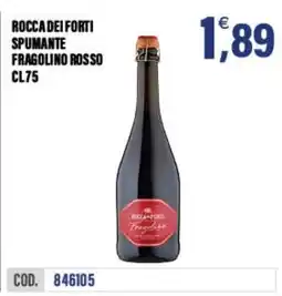 Adhoc Rocca dei Forti spumante fragolino rosso offerta