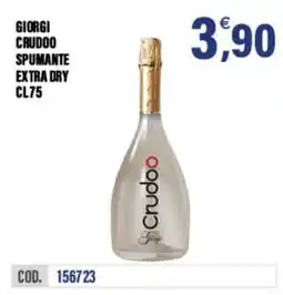 Adhoc Giorgi spumante extra dry offerta