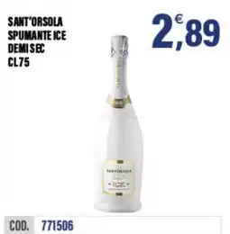 Adhoc Sant'Orsola spumante ice offerta